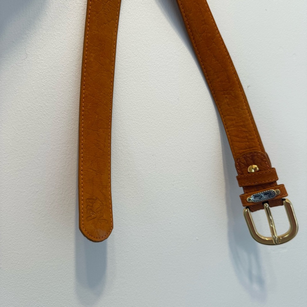 Genuine Leather CONI COCCI belt made in Italy NO HOLES? - Picture 6 of 8